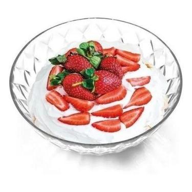 Imagem de Conjunto Tigela De Servir Sobremesa Sorvete Pote Taças Vidro - Fratell