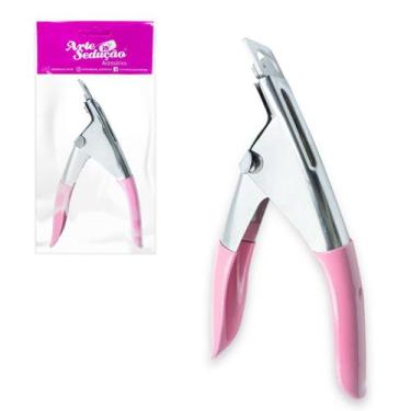 Imagem de Alicate Cortador de Unhas Postiças Tips Gel Acrígel, Arte Sedução, Mul