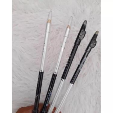 Imagem de Lápis para olhos Duo 2 em 1 preto e branco com apontador vivai - Uni v