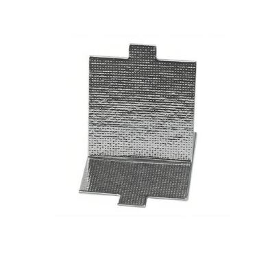 Imagem de Base Class para Doce Quadrada - Prata - 4cm - 25 unidades - Stalden - 