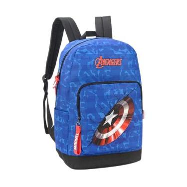 Imagem de Mochila Escolar De Costas Vingadores Capitão America MS47041 - Luxcel