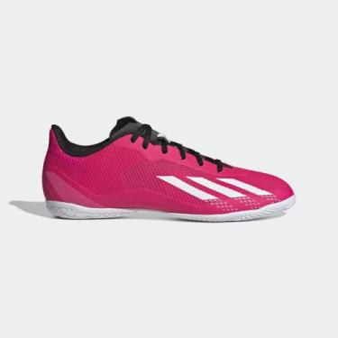 Imagem de Chuteira Indoor Unissex X Speedportal.4 Adidas Rosa, Teshpk, Ftwwht, C