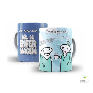 Imagem de Caneca Flork profissões - técnico de enfermagem - LiveSub