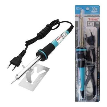 Imagem de Ferro De Solda Com Suporte 30w Fame 127v Inmetro Voltagem 110v