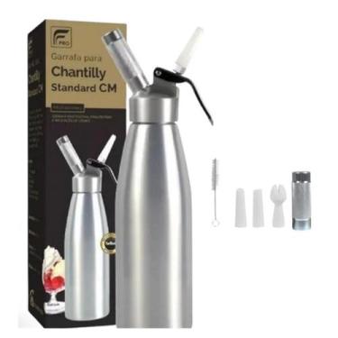 Imagem de Garrafa para Chantilly (AL) 1L Fpro Prata