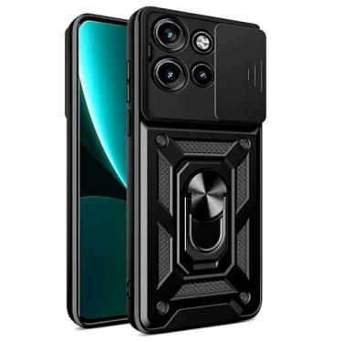 Imagem de GR Global Revolution, Capa Capinha Case Anel Para Motorola Moto Edge 50 Neo Cor:Preto