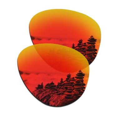 Imagem de SmartVLT Lentes de reposição unissex vermelho fogo para óculos de sol Ray-Ban Aviator RB3025 58 mm