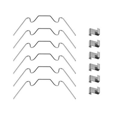 Imagem de Create idea Kit de reparo de acessórios de estufa com 100 peças, clipe de vidro de 50 W e clipe de fixação de aço inoxidável 50 Z