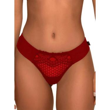 Imagem de Calcinha Fio Dental Nayane CA 14 0029 Duplo Com Renda T. P/GG, G, 141,