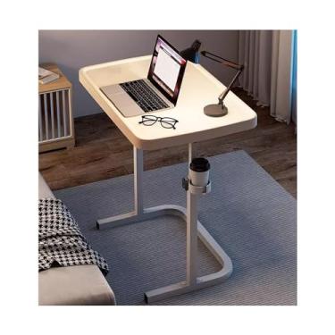 Imagem de LICONG-2020 Mesa de mesa para computador móvel, mesa dobrável de luxo, mesa de elevação, mesa de cabeceira para computador doméstico, mesa de estudo para estudantes, mesa de computador móvel sobre