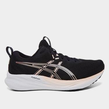 Imagem de Tênis Asics Gel-Pulse 16 SE Feminino, Preto, Salmão, 38