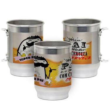 Imagem de Caneca de Chopp de Alumínio 600ML Personalizado Flork Paizão - Present