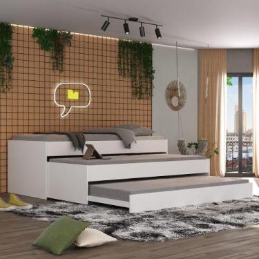 Imagem de Tricama para colchão 88 x 188 cm Multimóveis FG0739 Branca