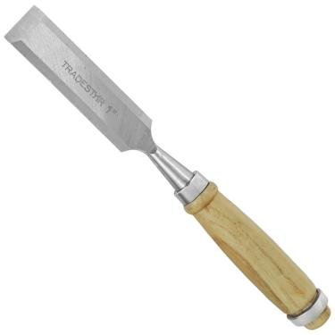 Imagem de Formão Madeira Corte Entalhe Esculpir 1 Pol 25 Mm Tradestar