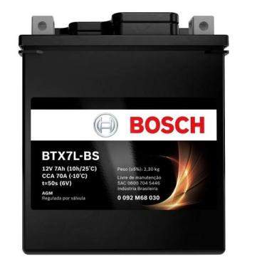 Imagem de Bateria Moto Kawasaki Klx 250 S Bosch 7ah (ytx7l-bs)