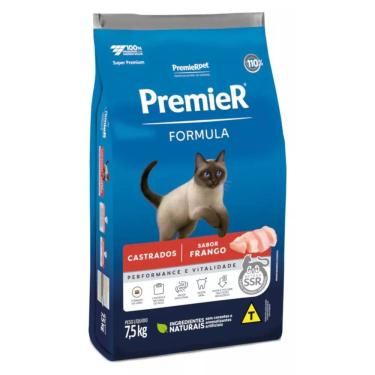 Imagem de Premier Formula Gatos Castrados Frango 7,5 Kg