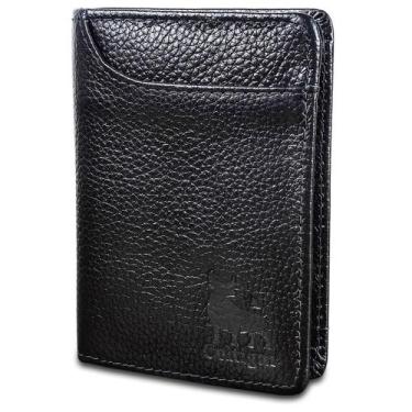 Imagem de Carteira De Couro Vertical Masculina RG CNH Bloqueio RFID - Celtigar, 