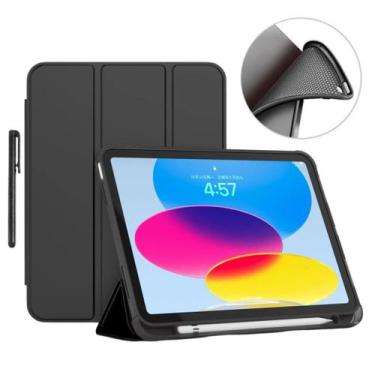Imagem de Capa Silicone para iPad 11 A16 - 11 pol. + caneta touch - Genérica