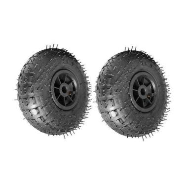 Imagem de Kit 2 un roda pneum ajax 3.50-4 4l plástico furo pass 20mm