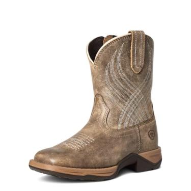 Imagem de ARIAT Bota Country Child Anthem, Bomber marrom, 8 Big Kid
