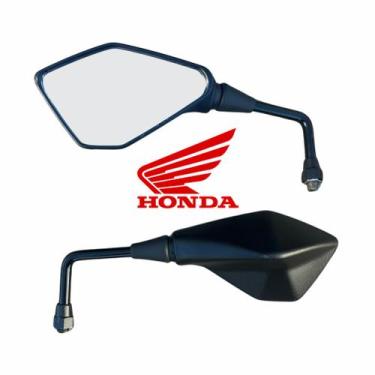 Imagem de Mini Retrovisor Kawasaki Z400 Haste Longa 90 Graus L Honda - TurboX Pa