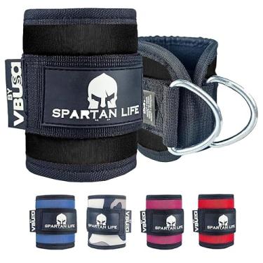 Imagem de Victorbudo USA Alça De Tornozelo Para Aparelho Cabos E Faixas Resistência - Manguitos Treino Kickback Ideais Exercícios Bumbum, Extensão Pernas, Abdutores Quadril A Parte Inferior Do Corpo (Preto)