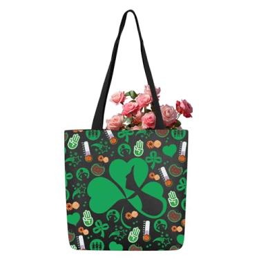 Imagem de TOBGBE Sco-t Gifts Sacola Lucky Sc-ut Leaf Presentes de agradecimento para líder de tropa, revendedor chefe, gerente de viagem, acampamento, ombro, Sc-ut Leaf M Te