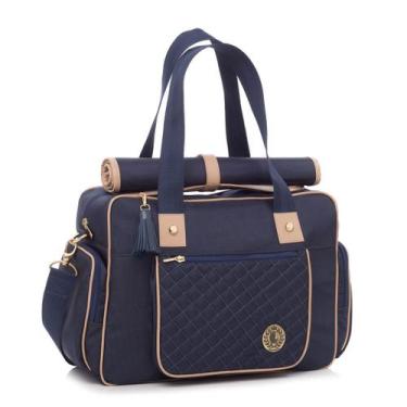 Imagem de Bolsa Maternidade Lequiqui Atlanta Grande - Azul Marinho