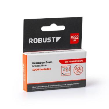 Imagem de Caixa com 1000 grampos 8 mm s99002110 robust