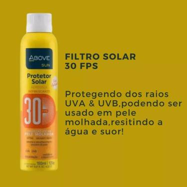 Imagem de Protetor solar above fator 30 fps spray aer0ss0l 150ml 6 un