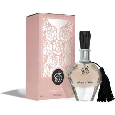 Imagem de Perfume Arabe Shagaf Al Ward 100ml Feminino Eau De Parfum Presença Mar