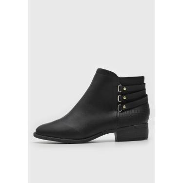Imagem de Bota Modare Cano Curto Preta Modare 7057 218 29278 feminino
