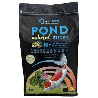 Imagem de Ração Para Carpas Pond Natural Sticks 3kg Ocean Tech