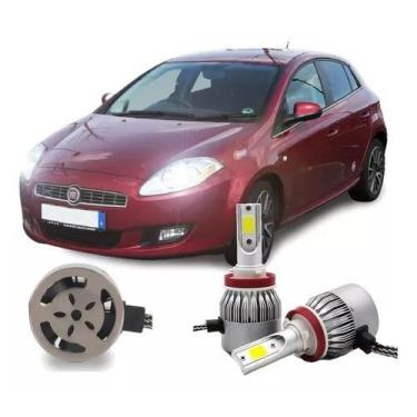 Imagem de Kit lâmpadas super led farol de milha bravo 2010 2011 2012 - C6