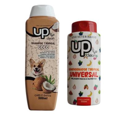 Imagem de Shampoo Coco + Condicionador Tropical Up Clean Pet Perfumado