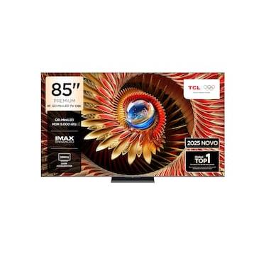Imagem de Smart TV 85” 4K TCL 85C8K QD-Mini LED 144Hz Google TV Zero Border