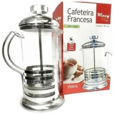 Imagem de Cafeteira francesa prensa - cremeira vidro 350ml - Kadê