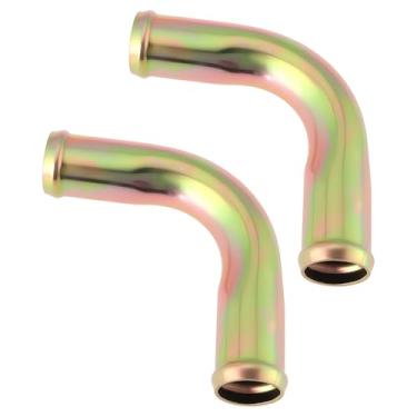 Imagem de Briny River 2 peças 90° conector de mangueira de aquecedor de cotovelo adaptador de refrigeração para sistemas automotivos, 3/10.2 cm x 3/10.2 cm em 19 mm x 19 mm