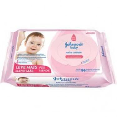 Imagem de Lenço Umedecido Johnson`s Baby Extra Cuidado 96 Unidades