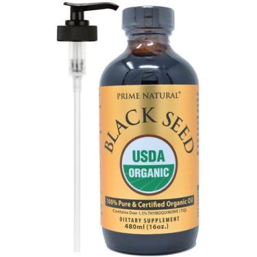 Imagem de Óleo de semente preta PRIME NATURAL 473ml orgânico prensado a frio