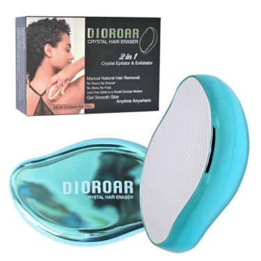 Imagem de Depiladora indolor Crystal Hair Eraser DIOROAR azul oceânico
