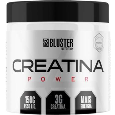 Imagem de Bluster Nutrition, Creatina em pó monohidratada com maltodextrina, sem sabor, Creatina Power, importada, 150 gramas