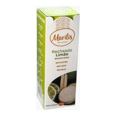 Imagem de Biscoito Sem Glúten Recheado Limão Marilis 100g