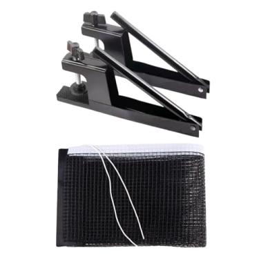 Imagem de harayaa Rede de tênis de mesa, equipamento profissional, rede de pingue-pongue ajustável e estável com grampos, malha de prática para tênis indoor e outdoor