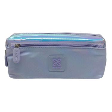 Imagem de Estojo Duplo Lilás Modelo 8 Juvenil Escolar Feminino Xeryus