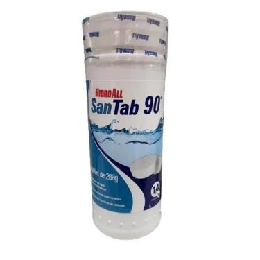 Imagem de Hidroall San Tab 90 Tricloro em Tablete 1,4kg Cloro de Longa Duração