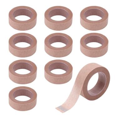 Imagem de 10 Rolos Fita Nasal para Modelação Rinoplastia, Cor Pele Ligaduras Nasais Autocolante Papel Rinoplastia Fita Microporosa para Pele Sensível, 1,3cmx9,14m