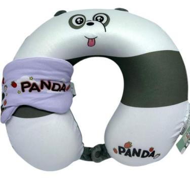Imagem de Travesseiro de Pescoço com máscara We Are Bears Panda Miniso
