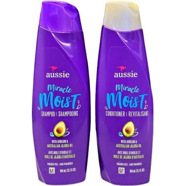 Imagem de Kit Shampoo e Condicionador AUSSIE MIRACLE MOIST Avocado Jojoba Oil 2x
