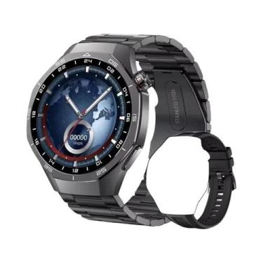 Imagem de Relógio Inteligente Masculino GPS 5 pro Com Tela AMOLED, Chamada Bluet
